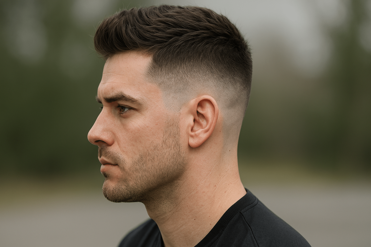 coiffure homme dégradé